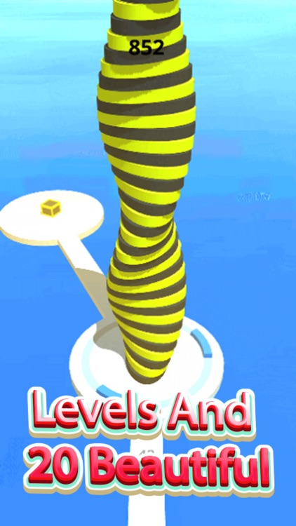 Hoop Smash: Helix Tower