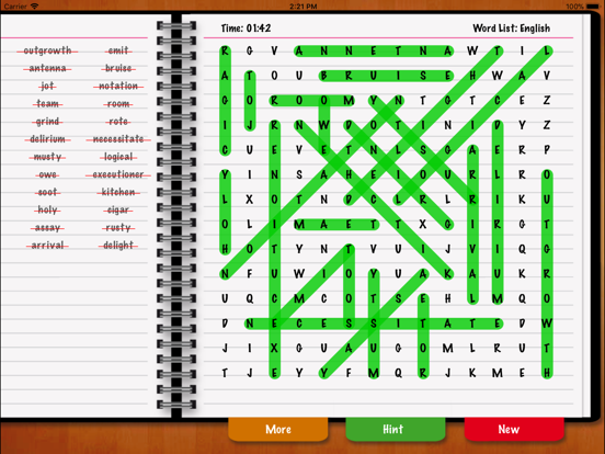 WordSearch (Unlimited) iPad app afbeelding 2