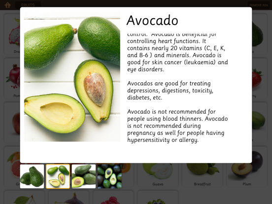 Fruits & Vegetable Benefits iPad screenshot 9 - Food & Drink app