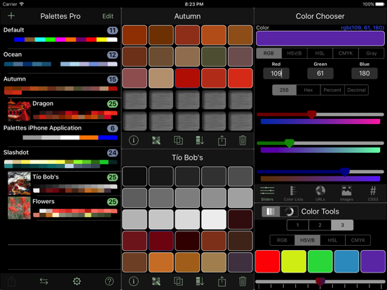 Screenshot #4 pour Palettes