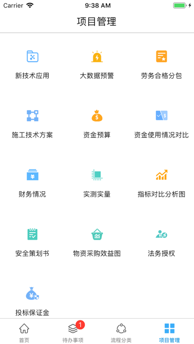 中建二局第二建筑工程有限公司综合管理平台 screenshot