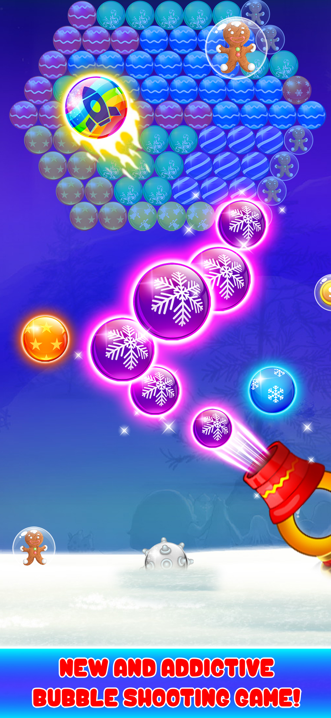 Bubble Shooter - Christmas Fun