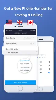 2call second phone call number iphone screenshot 1