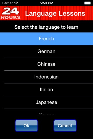 In 24 Hours Learn Languages screenshot 2