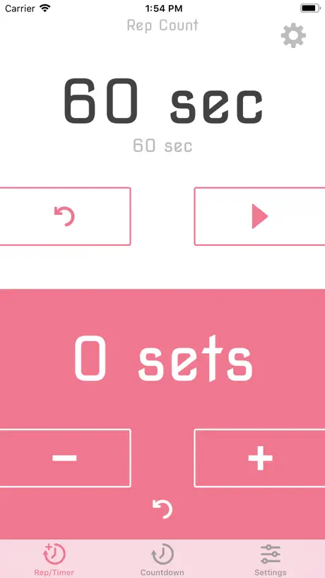 Rep Counter with rest timer