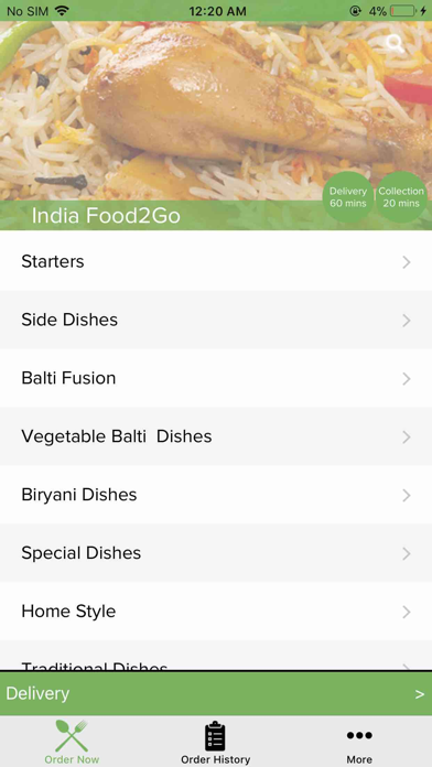 How to cancel & delete India Food2Go from iphone & ipad 1