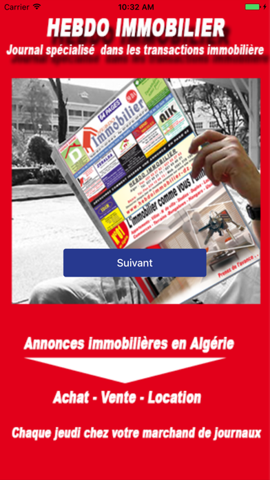 Screenshot #1 pour Hebdo Immobilier