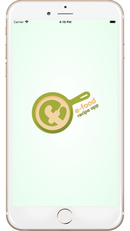 eFood - The  Recipe App