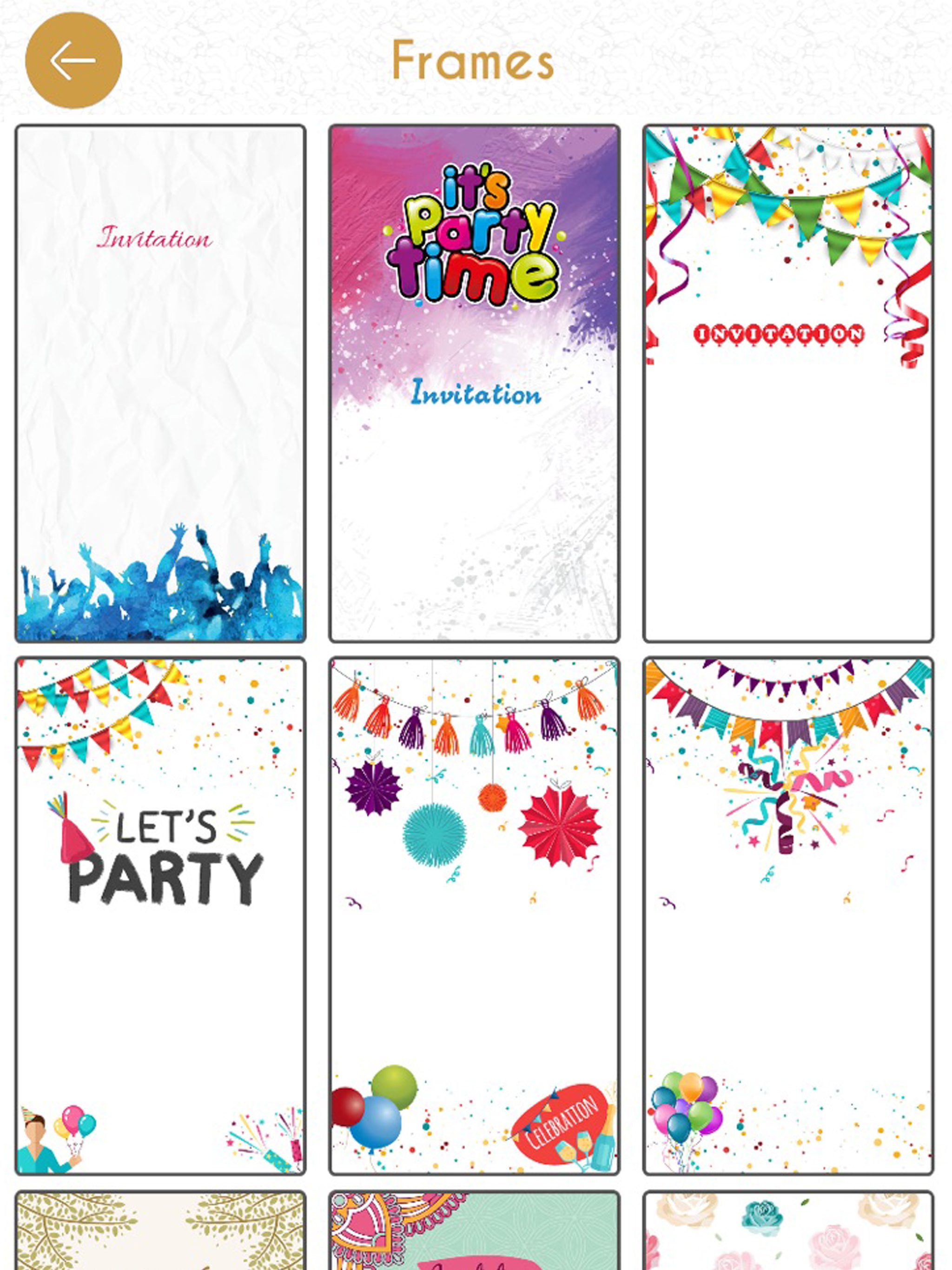 Party Invitation Card Creator