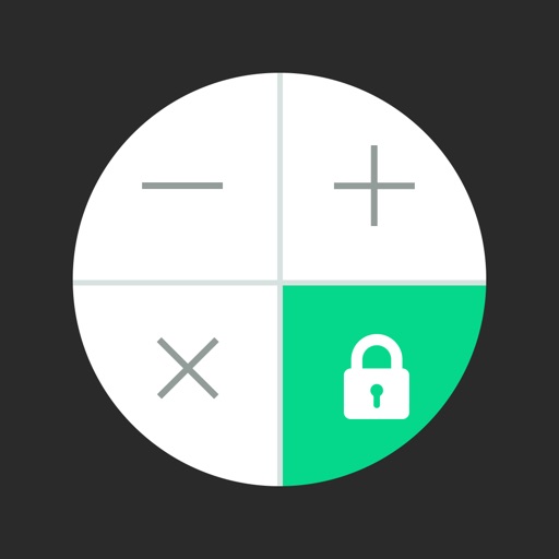 Secret Calculator + Private Photo Vault Keep Safe Icon