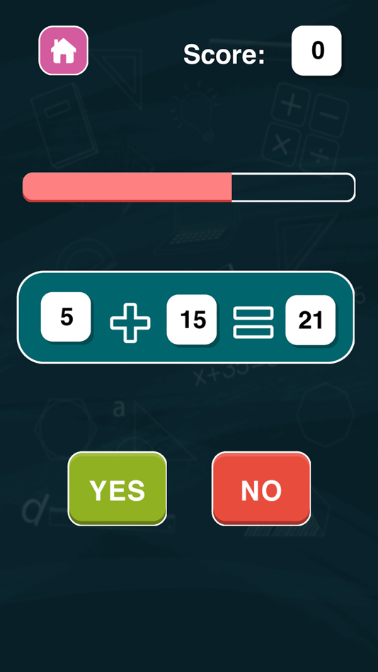 #5. Math Challenge Quiz - Math Trivia (iOS) Podle: Muhammad Taqweem Sultan