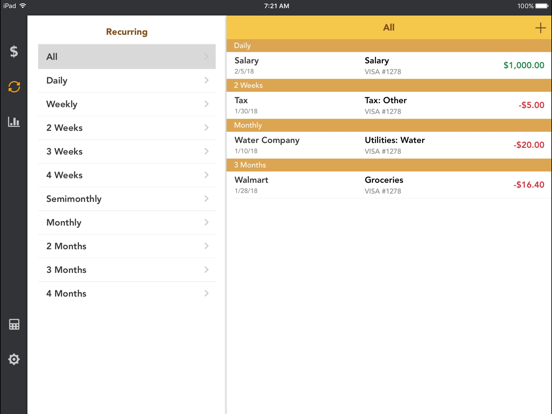 Checkbook Pro iPad app afbeelding 5