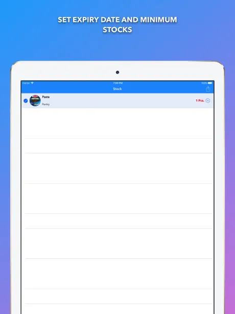 iPantry - Shopping List