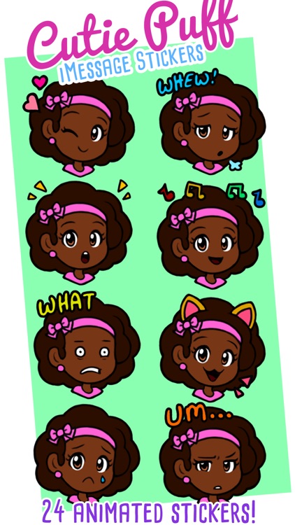 Cutie Puff Animated Stickers