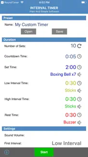 interval timer iphone screenshot 1