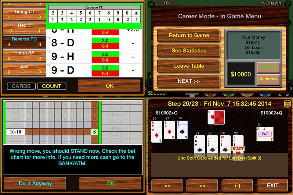 Spanish 21 Multi-Hand +HD screenshot 3