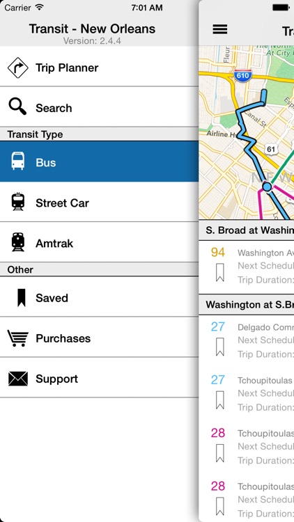 Transit Tracker - New Orleans