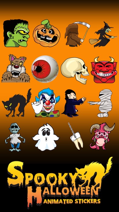 Spooky Halloween Stickers screenshot 3