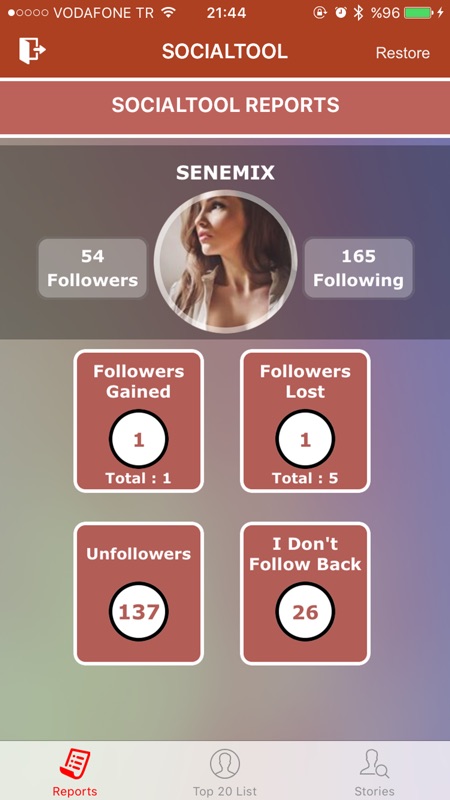 SocialTool - Unfollowers Analytics for Instagram - Online ... - 450 x 800 jpeg 55kB