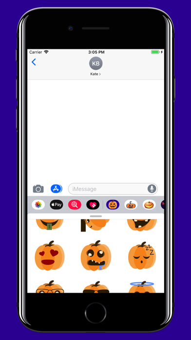 Halloween - Pumpkin stickers screenshot 3