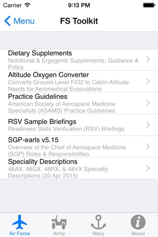 Med Standards screenshot 2