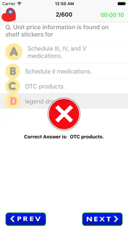 Game screenshot PTCE Pharmacy Tech Exam Prep apk