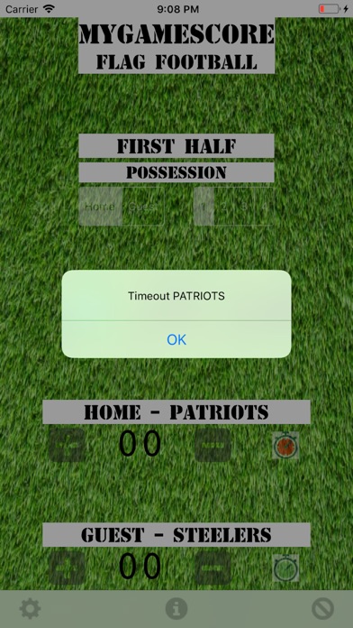 MyGameScore Flag Football screenshot 4