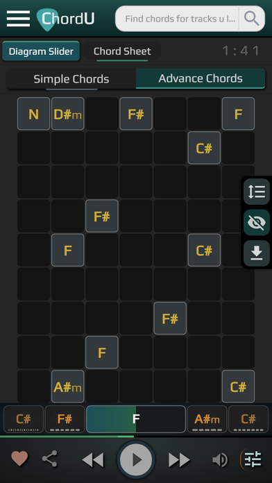 ChordU - get chords & notes screenshot 3