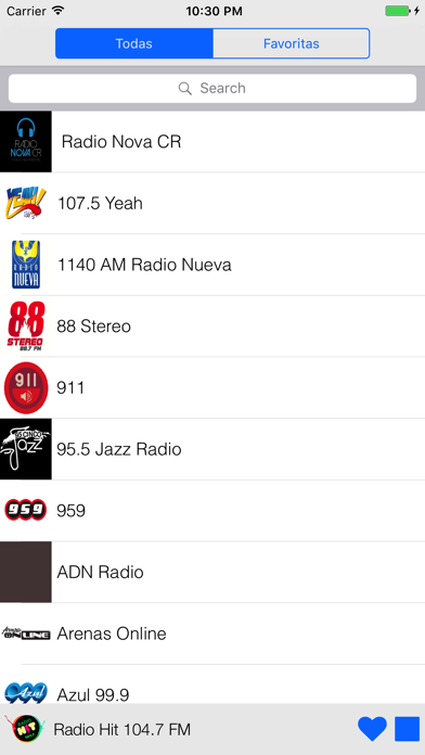 Screenshot #1 pour Radio Costa Rica