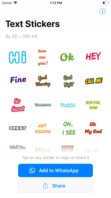 Text Stickers For Whatsupのおすすめ画像2