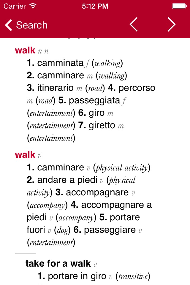 Accio: Italian-English screenshot 2