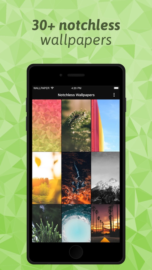 Notchless Wallpapers X - 1.0 - (iOS)