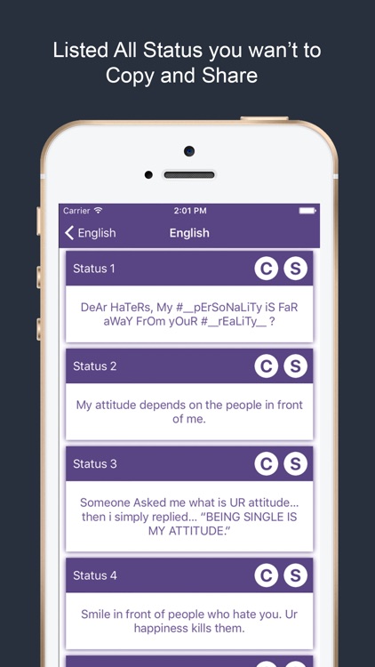Live Attitude Status screenshot-3