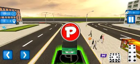 Modern Bus Coach Driving