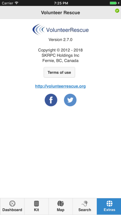Screenshot 1 of Volunteer Rescue App