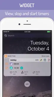 babytime baby feeding timer - breastfeeding & more iphone screenshot 3