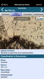 mineral database iphone screenshot 2
