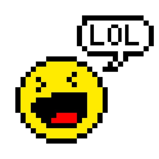 Pixel Style Emoji LOL Stickers iOS App