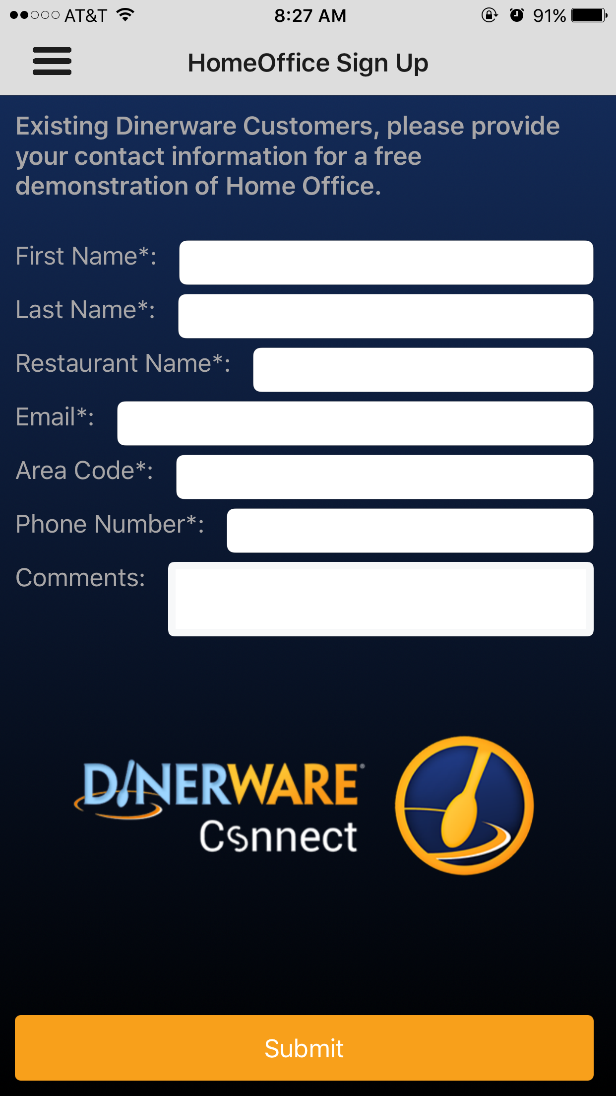 Dinerware Connect v2 screenshot 4