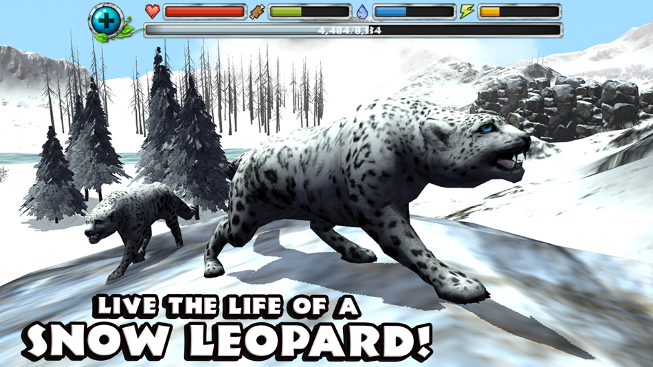 #1. Snow Leopard Simulator (iOS) 由: Gluten Free Games