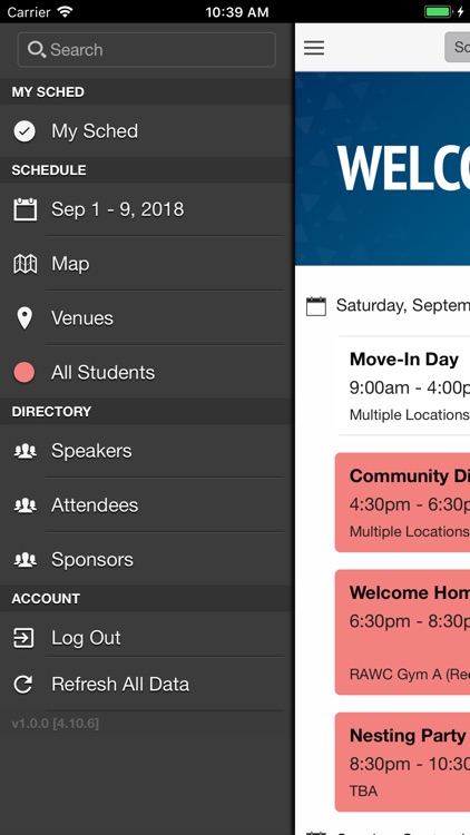 UTM Residence Orientation