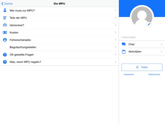 Screenshot #6 pour MPU-Hilfe