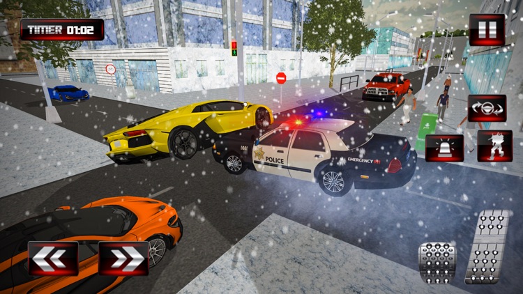 Police Robot Car Transform screenshot-3