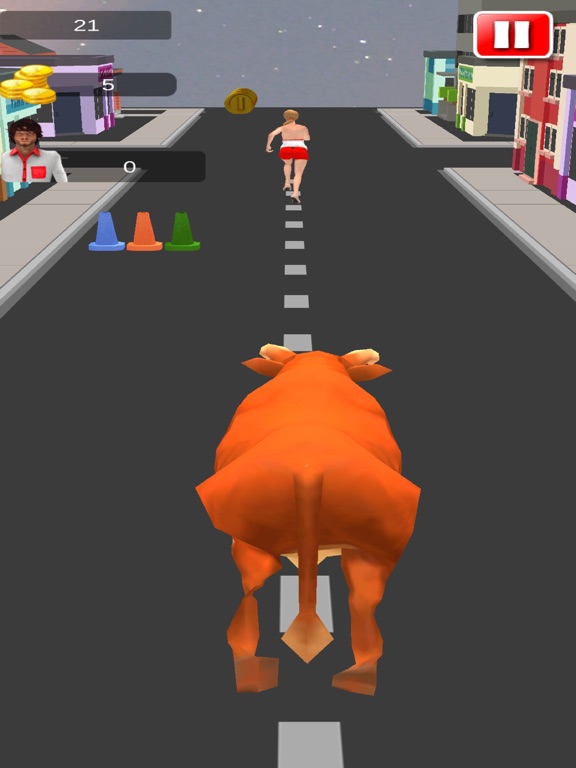 Screenshot #5 pour Angry Bull Run