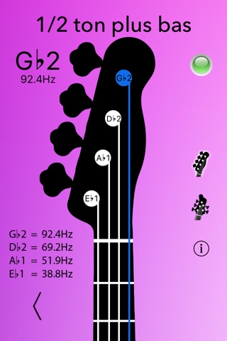 Bass Tuner Professional screenshot 2