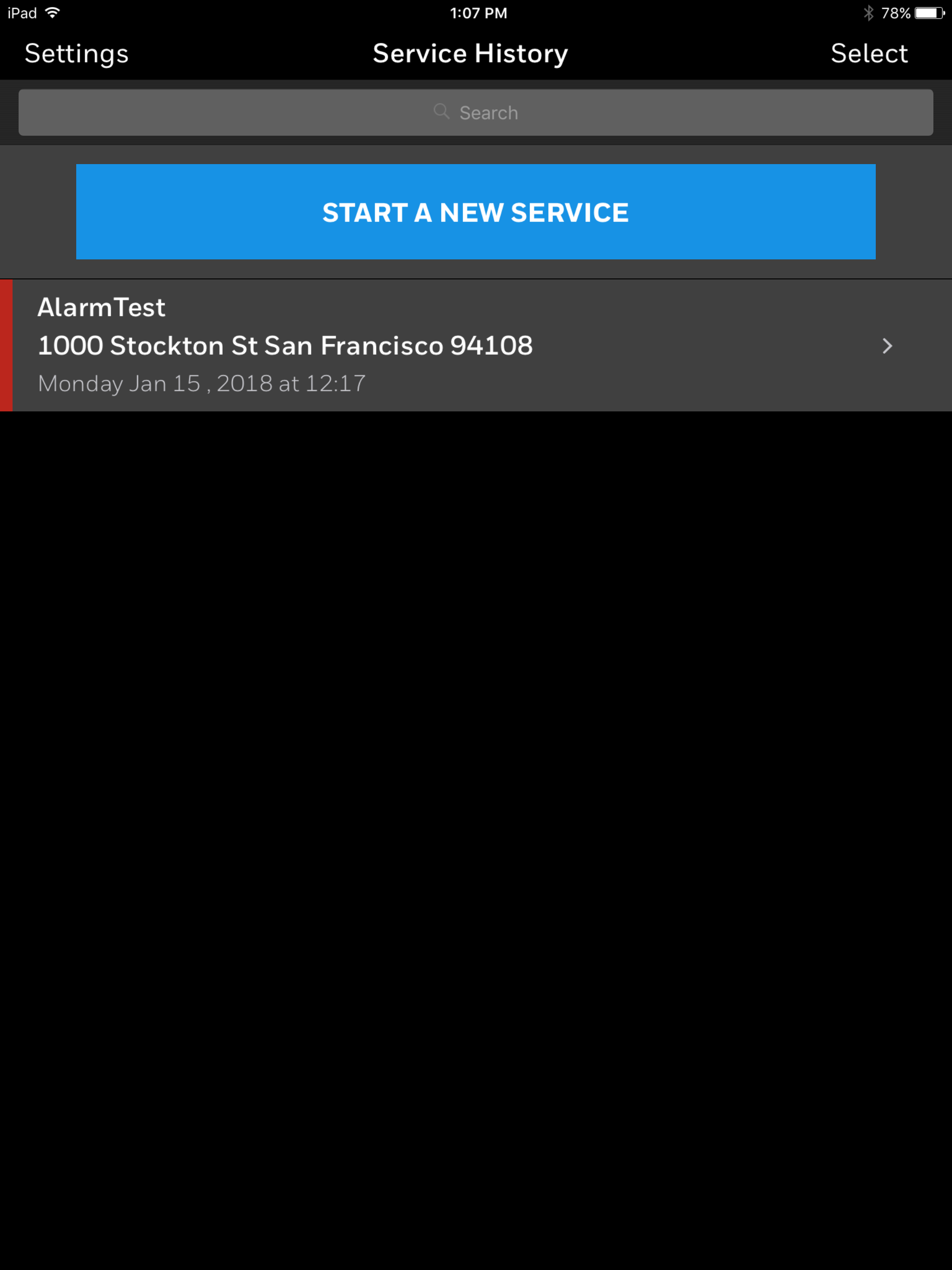 X-Series Alarm Scan
