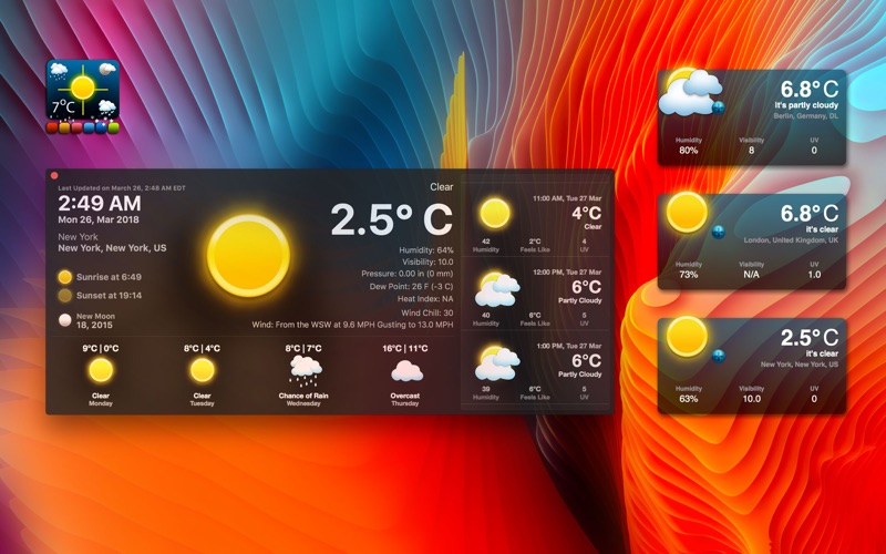 Screenshot #1 pour Live Dock Weather