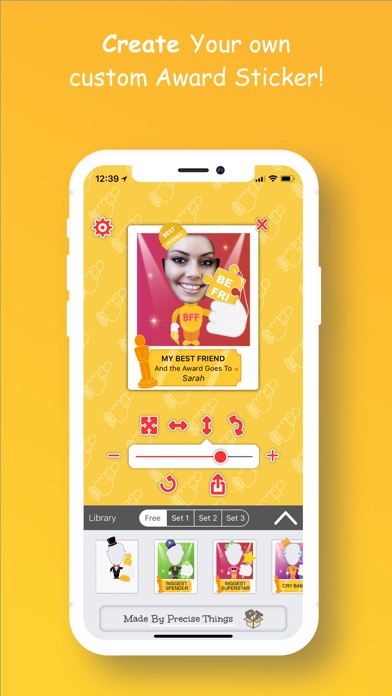 Awards Stickers Photo Maker screenshot 3