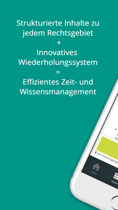 Screenshot #1 pour My JEM - Erfolg im Jurastudium