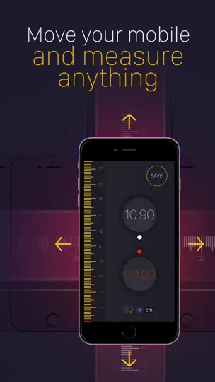 Captura de pantalla de Measuring Tape PRO en iPhone 1